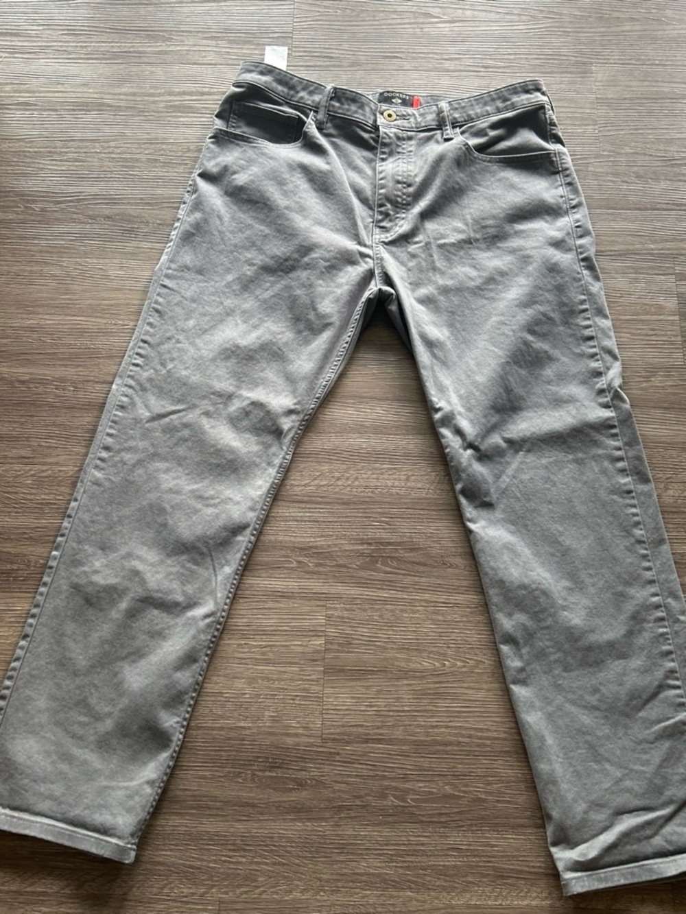 Dockers Men's Straight Jeans in Gray